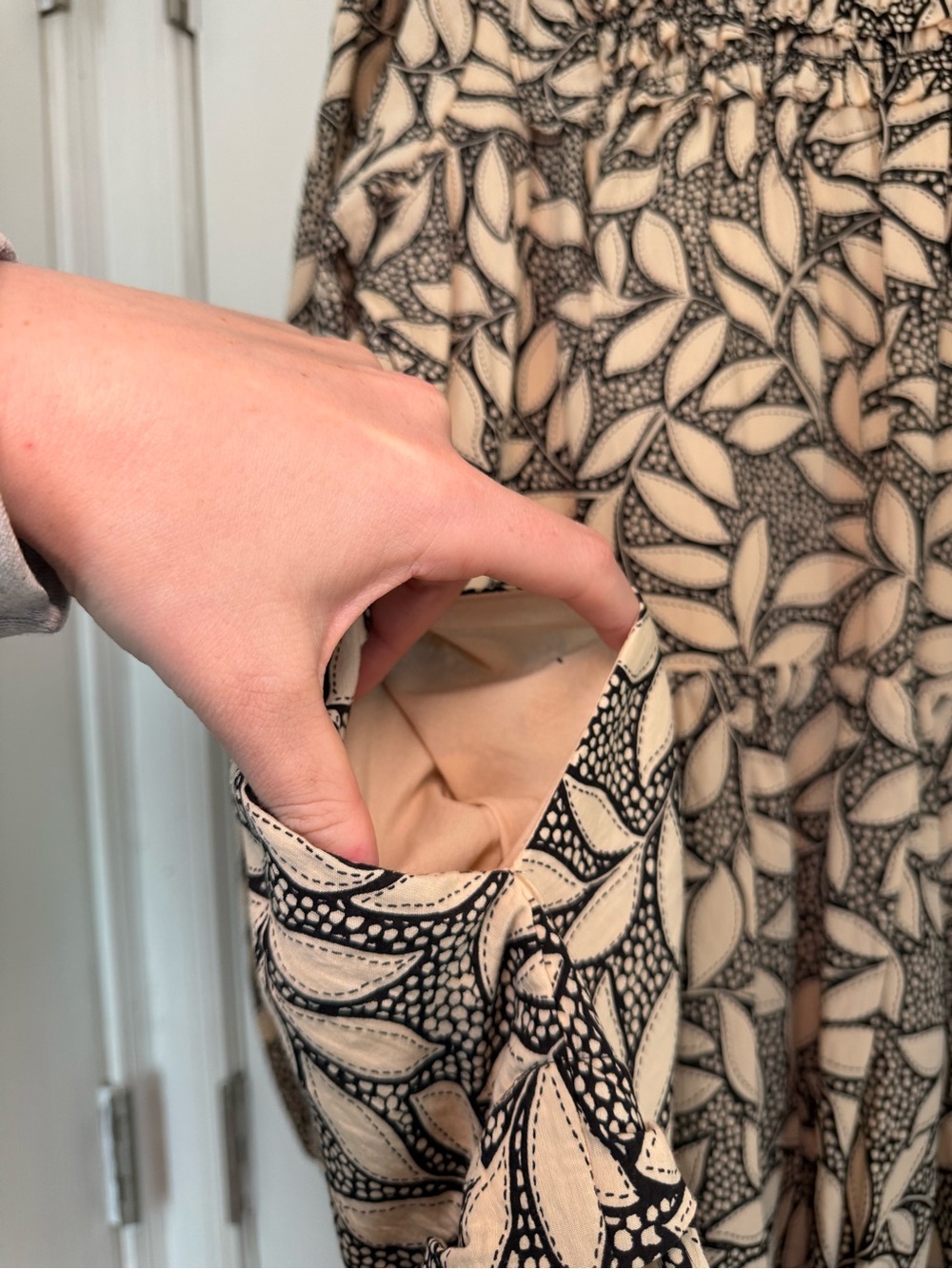 Anthropologie Long Sleeve Printed Dress - Picture 8 of 12